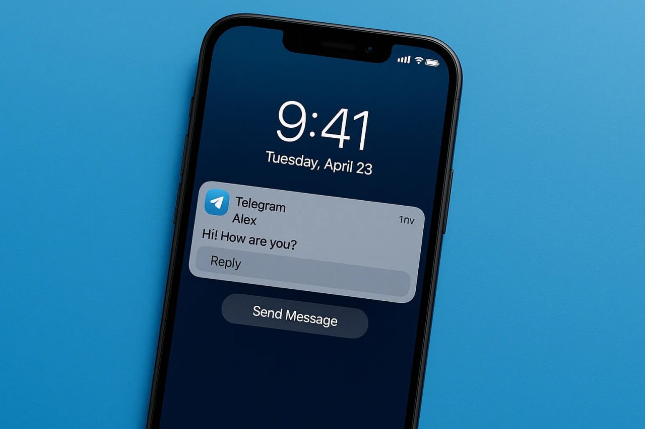 Yangilanishdan keyin iPhone’da Telegram bildirishnomalari kelmay qoldi