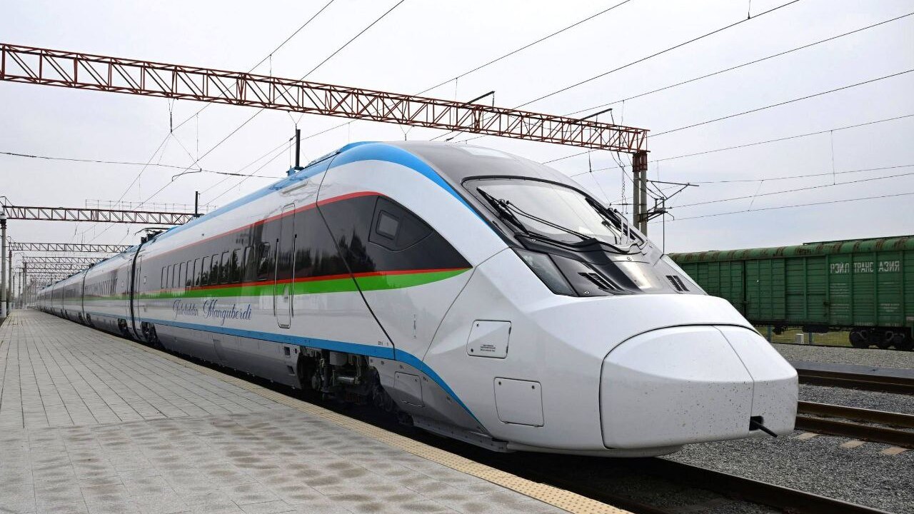 Toshkentdan Xivaga “Jaloliddin Manguberdi” yuqori tezlikdagi elektr poyezdi yo‘lga qo‘yiladi